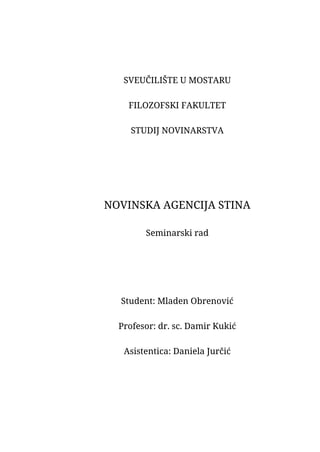 Novinska agencija STINA