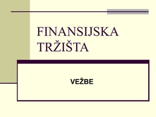 Finansijska trzista