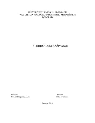 Studija slučaja Bomar