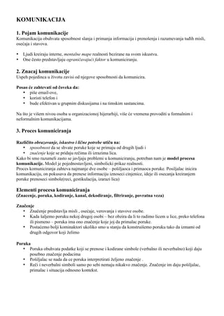 Organizaciono ponasanje (II kolokvijum)