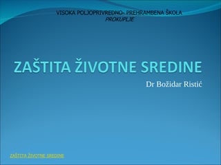 Zaštita životne sredine (predavanje)