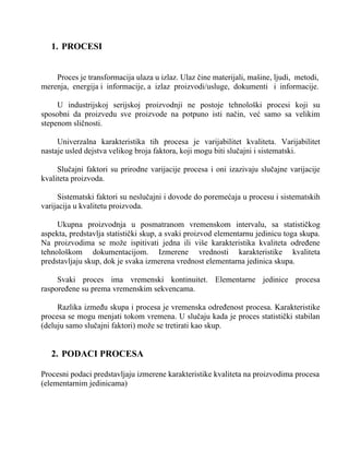 Statistička kontrola procesa