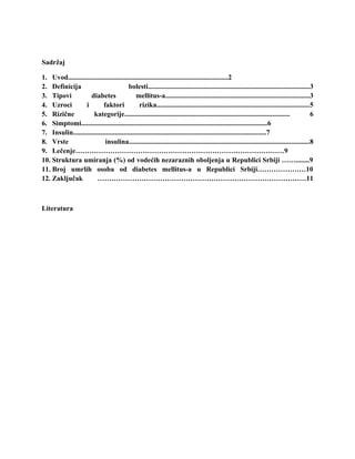Dijabetes / diabetes mellitus