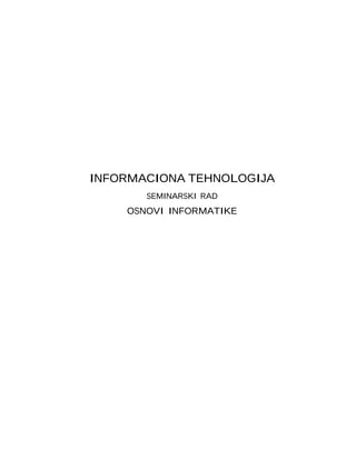 Osnovi informatike