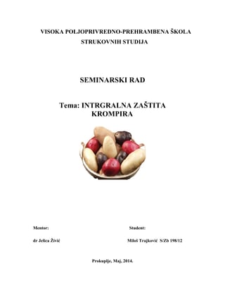 Integralna zastita krompira