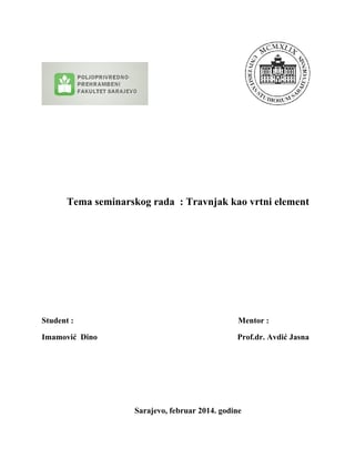 Travnjaci kao vrtni element