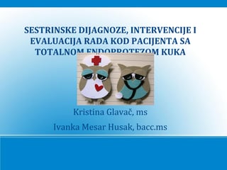 Aloartoplastika kuka – sestrinske dijagnoze