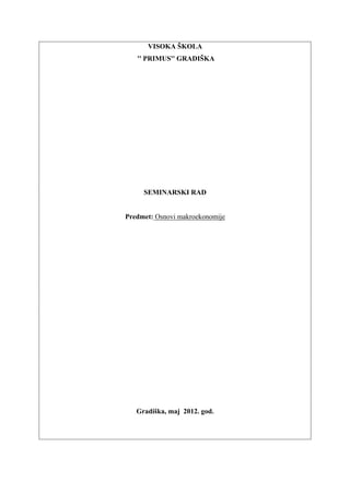 Osnovi makroekonomije