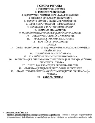 Ekonomika poljoprivrednih gazdinstava