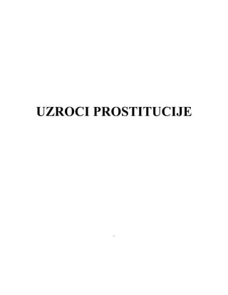 Uzroci prostitucije