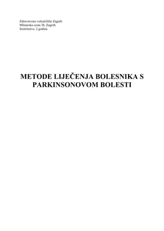 Parkinsonova bolest