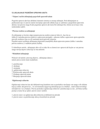 Dopuna za skriptu iz Upravnog (Lilic)