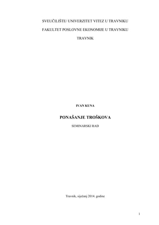 Ponašanje troškova