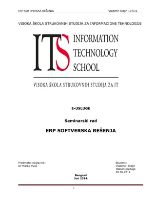 ERP softverska resenja