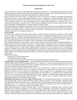 Pojam i elementi krivičnog djela krađe i teške krađe