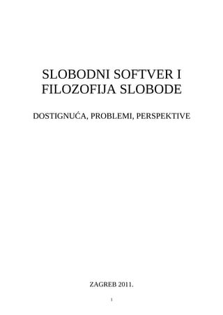 Slobodni softver i filozofija slobode