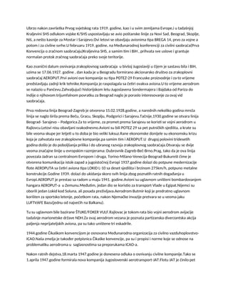 Historijski razvoj saobracaja zracnog