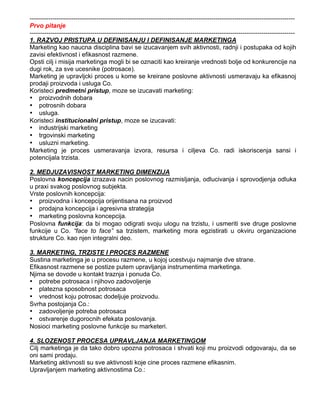 Marketnig menadzment