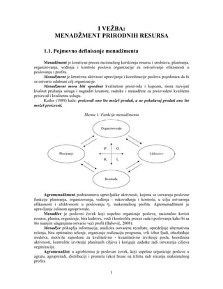 Menadžment prirodnih resursa