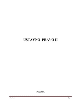 Ustavno pravo II