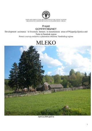 Vodič za proizvodnju mleka