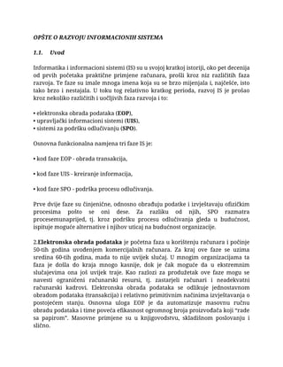 Informacioni sistemi