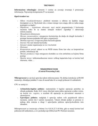 INFORMATIKA – Osnovni pojmovi za početnike