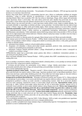 Ekonomika spoljne trgovine