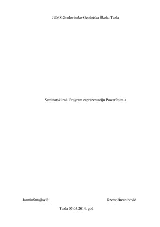 Program za prezentaciju PowerPoint