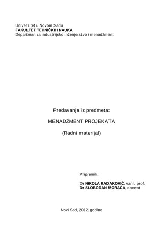 Menadžment projekata