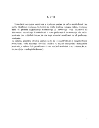 Kratkorocni bankarski krediti