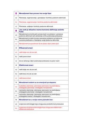 Strategijski menadzment