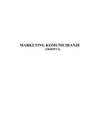 Marketing komuniciranje
