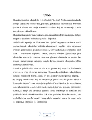 Pojam i značaj globalizacije