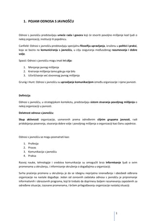 Odnosi sa javnošću