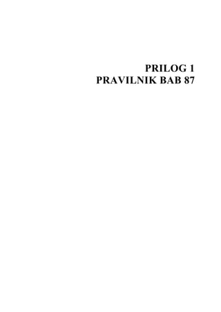 Pravilnik BAB 887