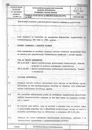 Propisi za opterećenja