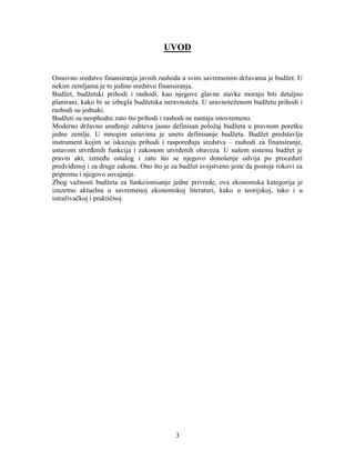 Analiza budžeta kao instrumenta ekonomske politike
