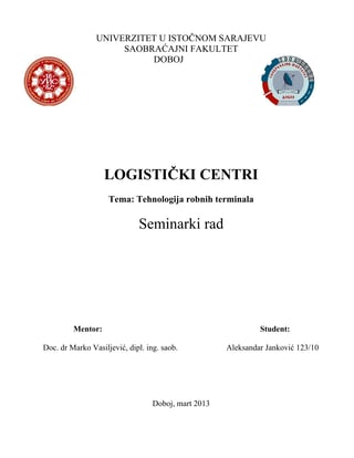 Tehnologija robnih terminala