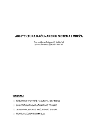 Arhitektura računara