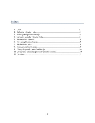 Razvij i primena vibracije i buke