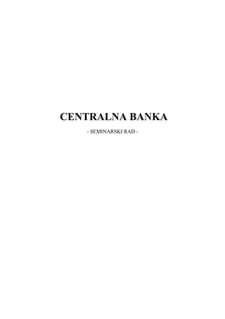 Centralna banka
