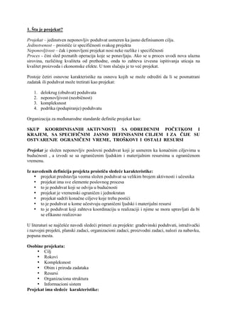 Upravljanje projektima