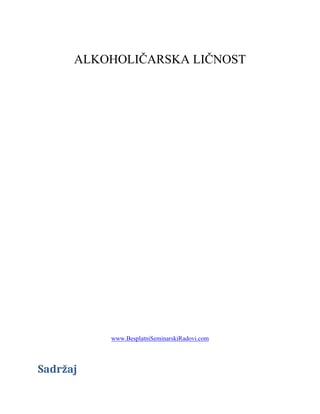 Alkoholicarska licnost