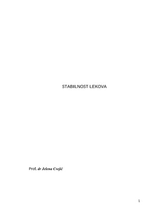 Stabilnost lekova