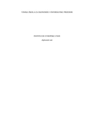 Institucije Evropske Unije