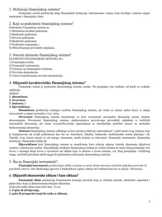 Finansijski menadžment (pitanja i odgovori)