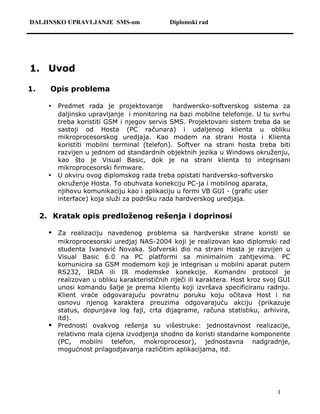 Daljinsko upravljanje SMS-om