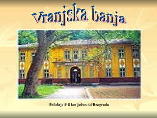 Vranjska banja