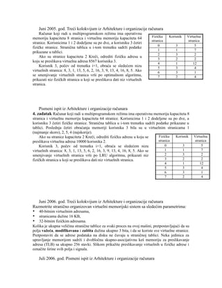 Arhitekture i organizacije računara